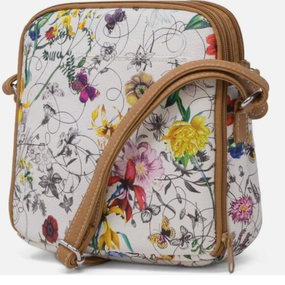 Multi Sac North South Zip Around Crossbody Bag Vienna/Hazelnut - Picture 2 of 9